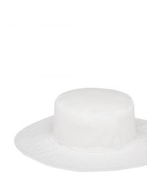 Sombrero Prada blanco