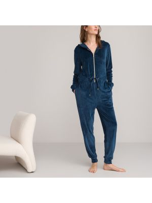 Pijama de terciopelo‏‏‎ La Redoute Collections azul