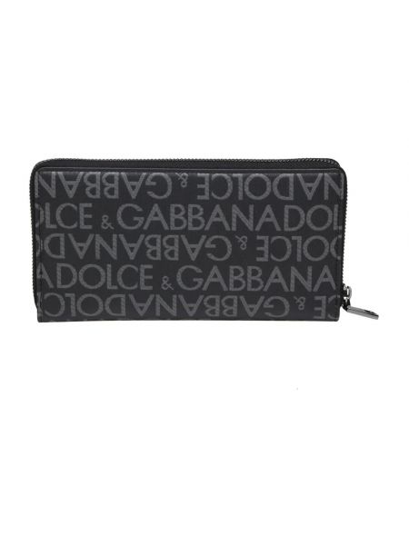 Cartera con cremallera de tejido jacquard Dolce & Gabbana