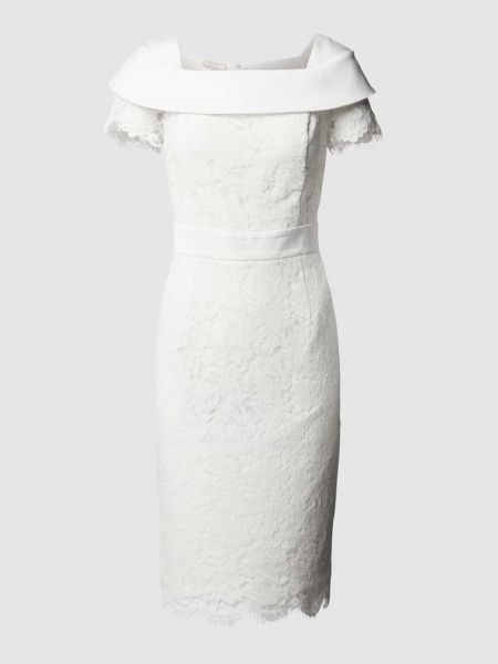 Sukienka z krótkim rękawem Apart Glamour biała