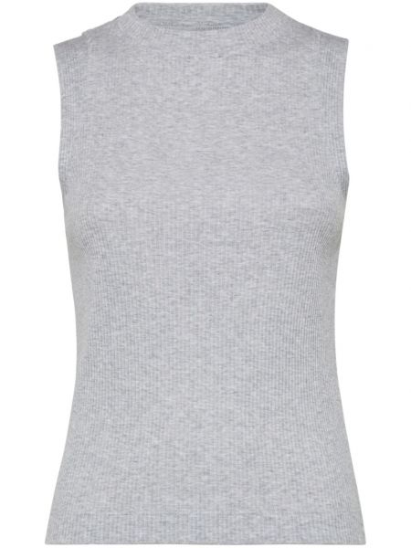 Tanktop med rundhals Brunello Cucinelli grå