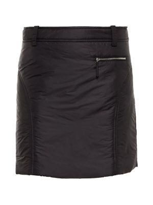 Mini sukně s vysokým pasem z nylonu Khaite černé
