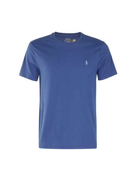 Koszulka bawełniana relaxed fit Ralph Lauren niebieska