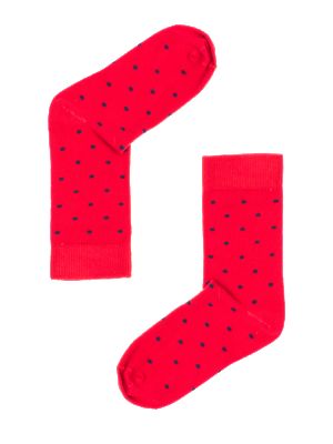Чорапи на точки Kabak червено