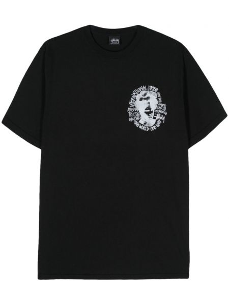 T-shirt en coton Stüssy noir