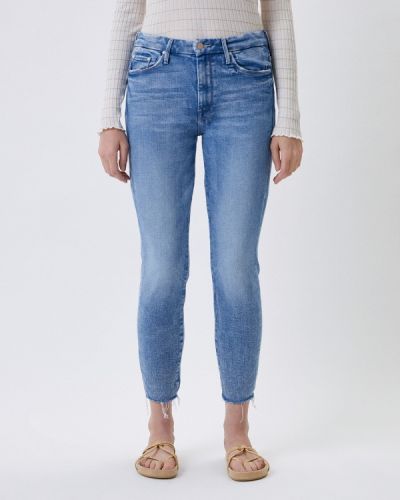 Широкие джинсы Mother, голубые