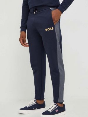 Spodnie sportowe z nadrukiem Boss