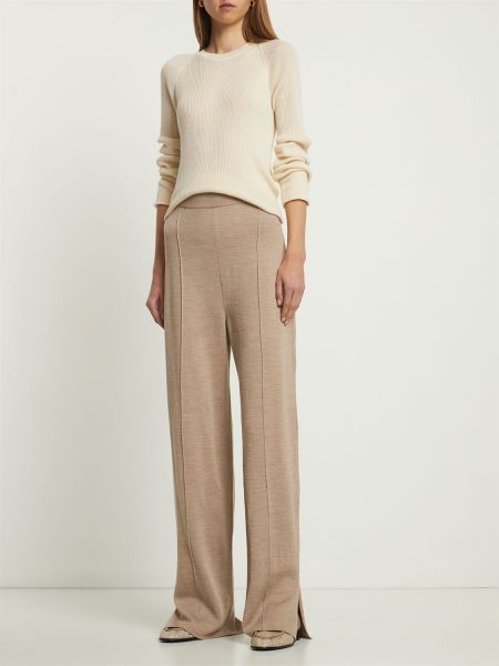 Woll sporthose The Row beige