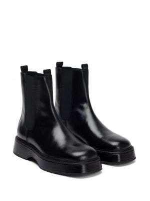 Kožené chelsea boots Ami Paris černé