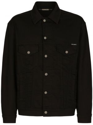 Džínová bunda Dolce & Gabbana černá