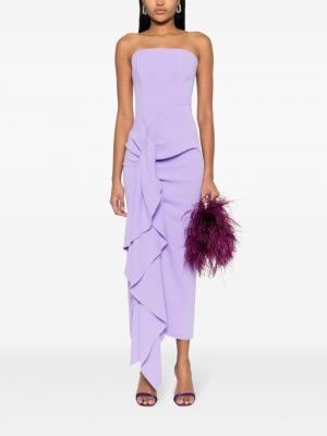Krepa maksi kleita Solace London violets