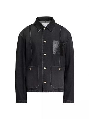 Джинсовая куртка Loewe черная