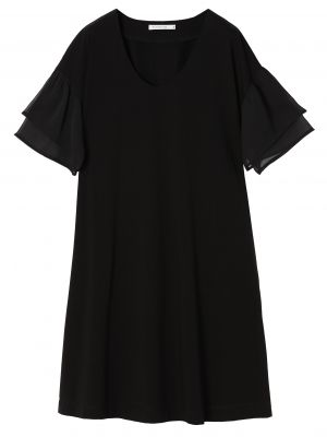 Pletena obleka Tatuum črna