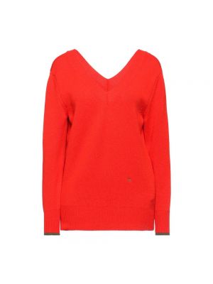 Кашемировый свитер Victoria Beckham красный