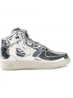 Sneakersy Nike Air Force 1 Srebrne