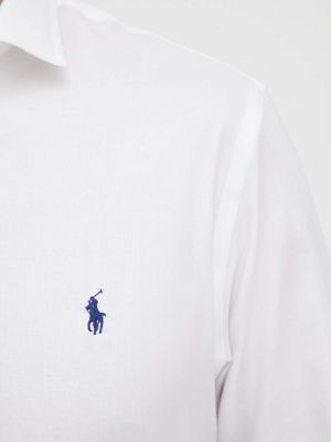 Koszula slim fit bawełniana Polo Ralph Lauren biała