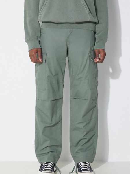 Bavlněné cargo kalhoty Carhartt Wip zelené