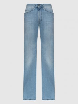 Голубые прямые джинсы Dondup
