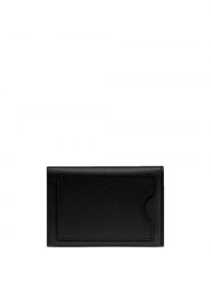 Kožená peněženka s mašlí Ferragamo černá