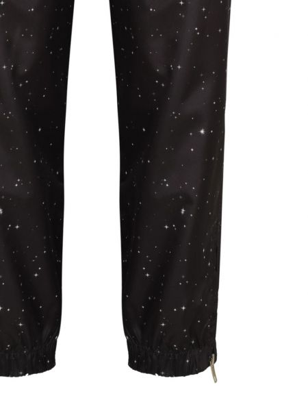 Spodnie z nadrukiem w gwiazdy Uma | Raquel Davidowicz czarne