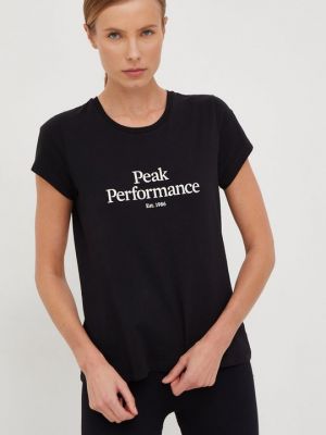 Хлопковая футболка Peak Performance белая