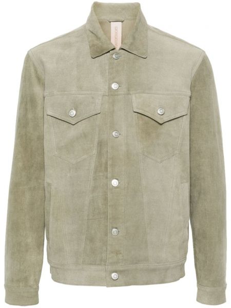 Zomšinė marškiniai Giorgio Brato žalia
