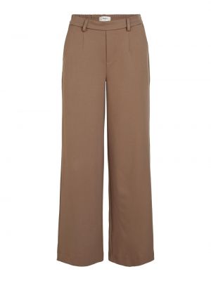 Широкие брюки Object коричневые
