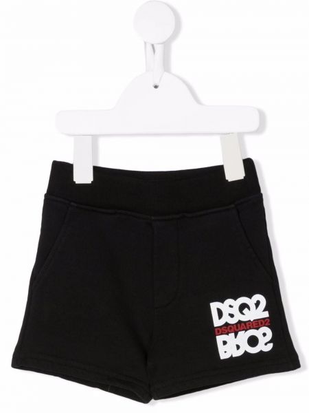 Trykt shorts for jenter Dsquared2 Kids svart