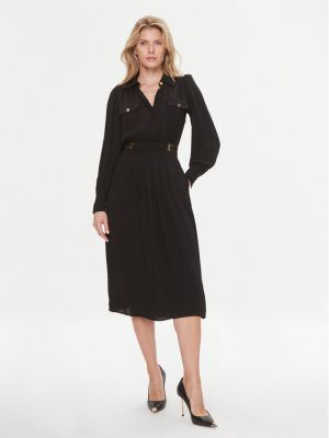 Κοκτέιλ φόρεμα Elisabetta Franchi μαύρο