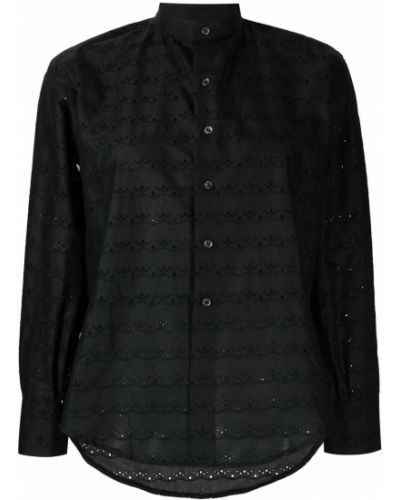 Camisa con bordado Comme Des Garçons Tricot negro