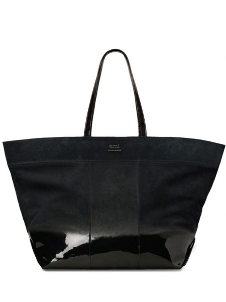Δερμάτινη τσάντα shopper Ami Paris