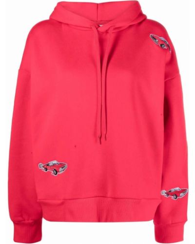 Jersey hímzett kapucnis melegítő felső Natasha Zinko piros