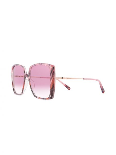 Gafas de sol con estampado con estampado abstracto Missoni Eyewear rosa