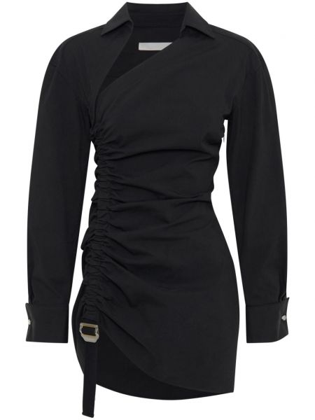 Ασύμμετρη φούστα mini με αγκράφα Dion Lee μαύρο