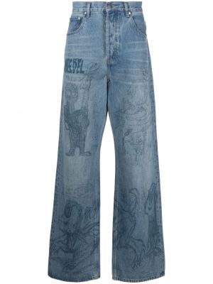 Straight jeans Domrebel blau