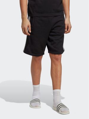 Спортни шорти на райета Adidas черно