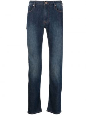 Slank stretch jeans Emporio Armani blå