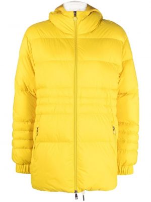 Prešita puhovka Moncler rumena