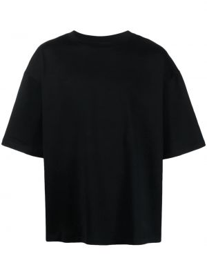 Bombažna majica Styland črna
