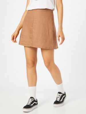 Pamučna mini suknja Cotton On smeđa