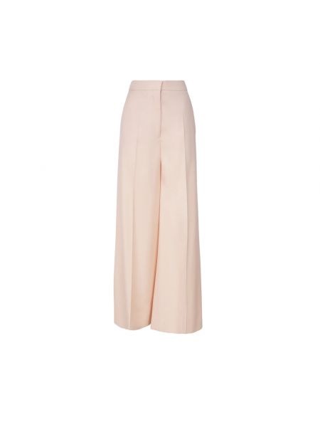 Szerokie spodnie eleganckie Stella Mccartney różowe