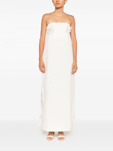 Dlouhé šaty Adriana Degreas bílé