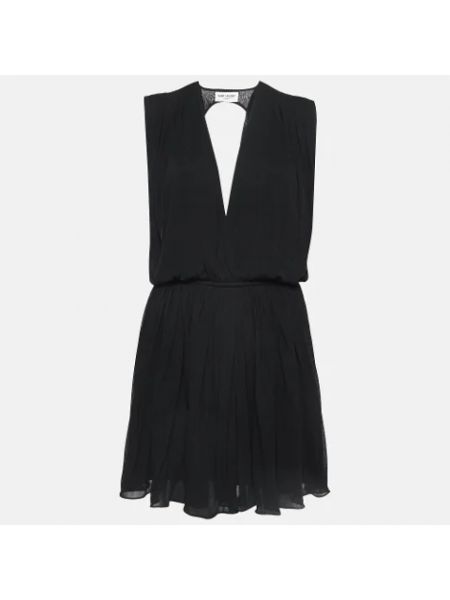 Vestido retro Yves Saint Laurent Vintage negro
