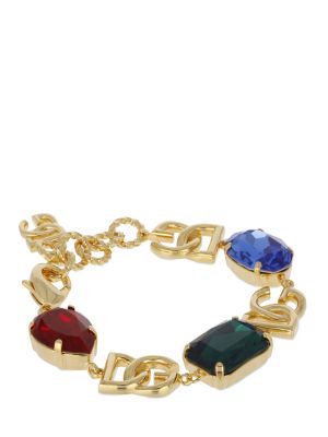 Bransoletka z kryształkami Dolce And Gabbana złota