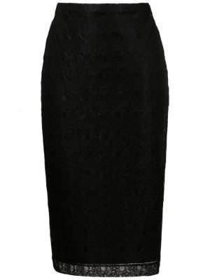 Čipkovaná puzdrová sukňa Gloria Coelho čierna