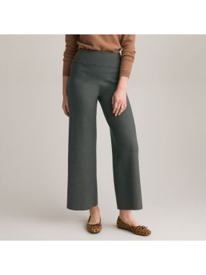 Pantalones de punto Anne Weyburn gris