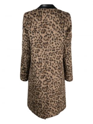 Leopardí kabát s potiskem Nº21