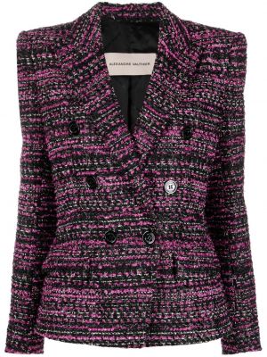 Tweed lang blazer Alexandre Vauthier rosa