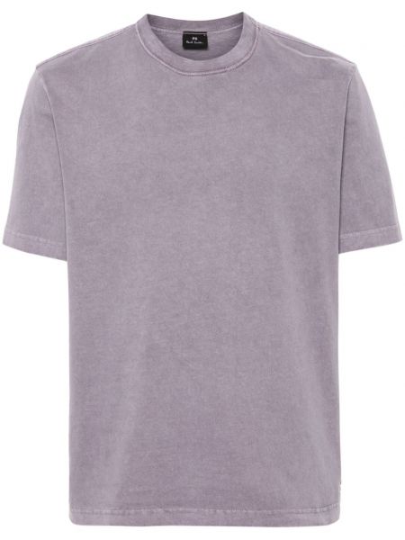 Bavlněné tričko Ps Paul Smith fialové