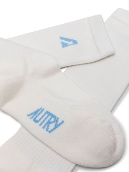Chaussettes à imprimé Autry blanc